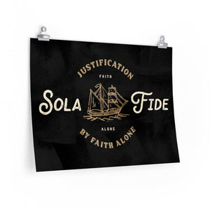 Premium Matte Poster — Sola Fide