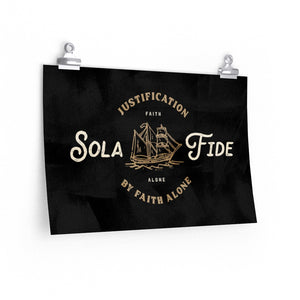 Premium Matte Poster — Sola Fide