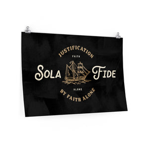 Premium Matte Poster — Sola Fide